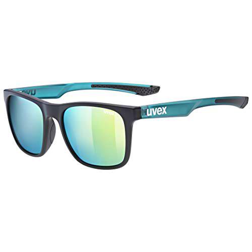 Uvex lgl 42 Gafas de sol, Adultos unisex, black green mat, one size