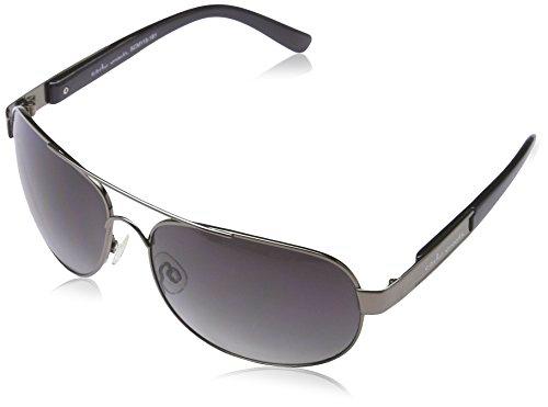 Carlo Monti - Gafas de sol Aviador SCM115-181 para hombre, Grey