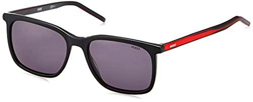 HUGO HG 1027/S Gafas de Sol, Nero Rosso, 55 para Hombre