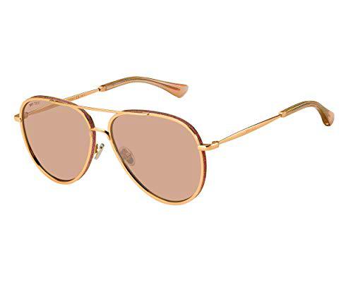 Jimmy Choo Triny/S Gafas, Cobre Dorado, Talla única Unisex Adulto