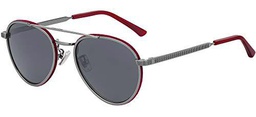 Jimmy Choo Cal/S T4 Gafas, Ruth Burgund/GY Grigio, 54 Adultos Unisex