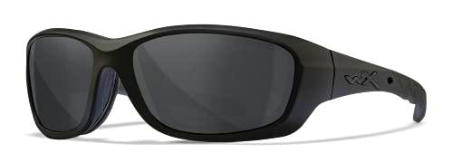 Wiley X Gravity Gafas De Sol, Unisex, Matte Black/Ops Smoke Grey, M-L