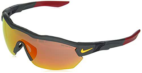 NIKE Show X3 Elite M DJ2027 Gafas, Matte Sequoia/Grey-Orange