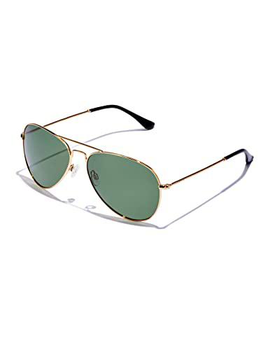 HAWKERS Hawk Gafas, Green Polarized · Gold CT, Adulto Unisex Adulto