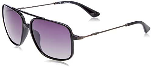 Police SPLD40 Gafas, Total Shiny Black, 59 para Hombre