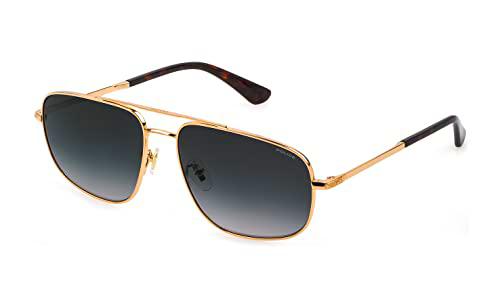 Police SPLE04 Gafas, Shiny Total Rose Gold, 58 para Hombre