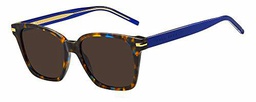 BOSS HUGO 1268/S Gafas, Blue Havana, 53 para Mujer