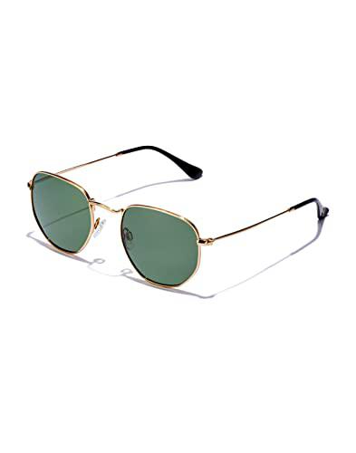 HAWKERS SIXGON Drive Gafas, Green Polarized · Gold CT