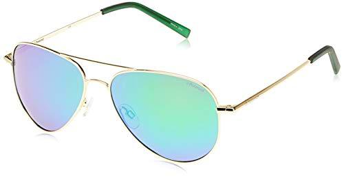 Polaroid PLD 6012/N K7 J5G Gafas de sol, Dorado (Gold/Green Grey Speckled Pz)