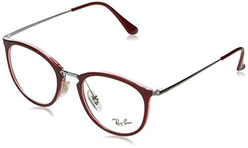 Ray-Ban RX7140 Gafas de Lectura, Red, 51 Unisex Adulto