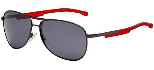 BOSS 1199/S Gafas, Matte Black Ruthenium, 63 para Hombre