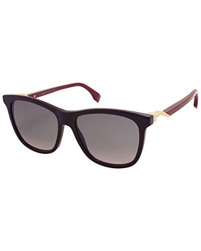 FENDI FF 0199/S EU 5BR Gafas de sol, Rojo (Plum Burgund/Grey Sf)