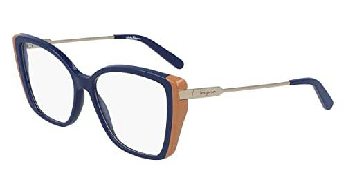 SALVATORE FERRAGAMO Sf2850 Gafas de Sol, 405 Blue Nude, 54 Unisexo