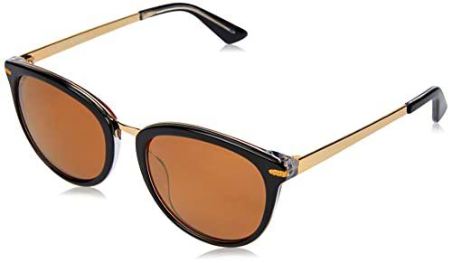 Serengeti Jodie Gafas, Shiny Black Transparent Inside Shiny Light Gold Metal