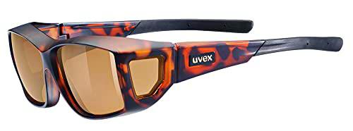 Uvex Ultra Spec l Gafas de Deporte, Unisex_Adulto, marrón