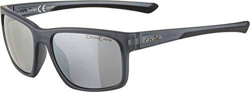 ALPINA Unisex - Adultos, LINO I Gafas de sol, grey transparent matt, One Size