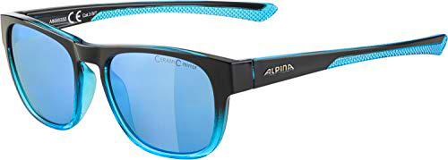 ALPINA Unisex - Adultos, LINO II CMB Gafas de sol, black-blue transparent, One Size