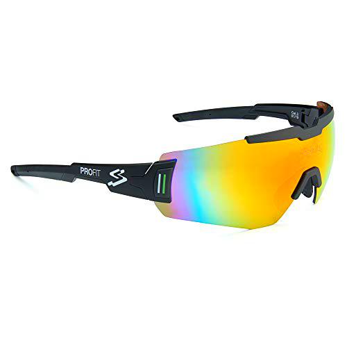 Spiuk , Gafas Ciclismo Profit Unisex Adulto, Negro