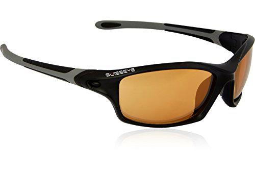 Swiss Eye Gafas de Sol Deportivas Grip Negro Mate/