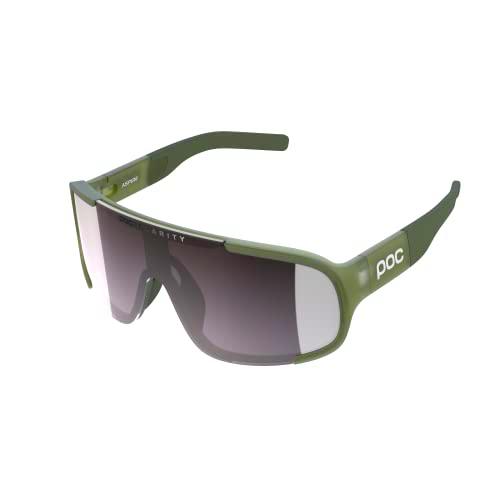 POC Aspire Gafas de, Unisex, Epidote Green Translucent