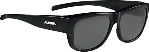 ALPINA Overview II P Gafas de Sol, Unisex-Adultos, Black Matt, One Size