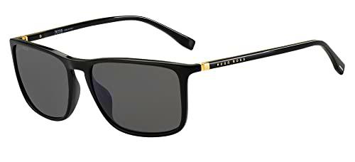 BOSS Gafas de Sol, Negro (Negro), 57 para Hombre