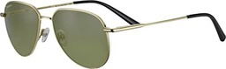 Serengeti Haywood Gafas, Shiny Light Gold, M Unisex Adulto