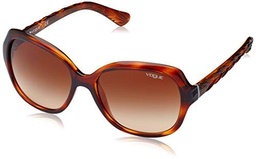 Vogue 0vo2871s Gafas de sol, Striped Dark Havana, 56 mm para Mujer