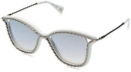 Marc Jacobs Marc 160/S IC VK6 52 Gafas de Sol, Blanco (White/Grey Ms Slv), Mujer