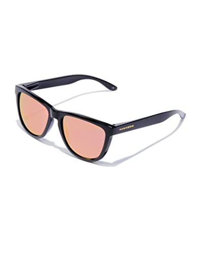 HAWKERS ONE POLARIZED Gafas de sol, Unisex Adulto, RAW Negro / Oro Rosa Polarizado