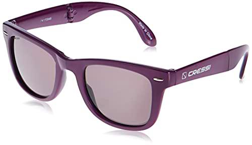 Cressi Taska Gafas de Sol, Unisex Adulto, borgoña/Gris Oscuro