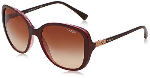 Vogue 0vo5154sb 194113 56 Gafas de sol, Top Brown/Opal Pink, Mujer