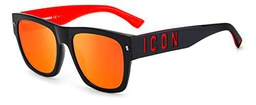 DSQUARED2 ICON Icon 0004/S Gafas, Oit, 55 para Hombre