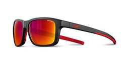 Julbo Line Gafas de Sol, Negro/Rojo, Talla única Unisex Adulto