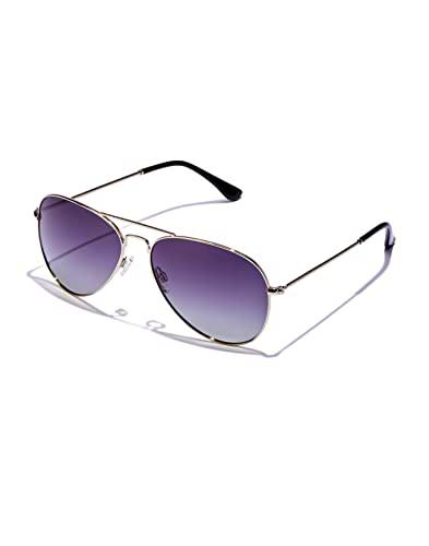 HAWKERS Hawk Gafas, Grey Polarized · Silver CT, Adulto Unisex Adulto