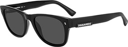 DSQUARED2 D2 0046/S Gafas, Black, 53 para Hombre