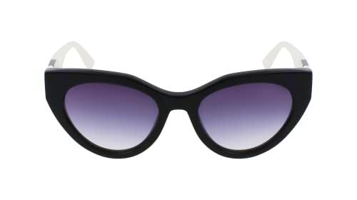 KARL LAGERFELD Kl6047s Gafas, Black &amp; White, 52 para Mujer