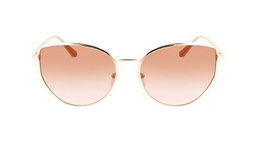 Calvin Klein Ck22113s Gafas, Gold/Blush, 58 para Mujer