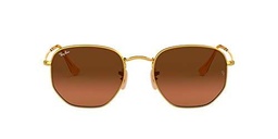 Ray-Ban 0RB3548N Gafas de sol, Gold, 50 Unisex