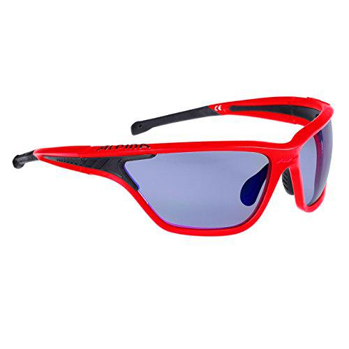 ALPINA Glacier Eye de 5 Tour VLM + Gafas de Sol, Red Mate de Black