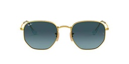 Ray-Ban 0RB3548N Gafas de sol, Gold, 53 Unisex