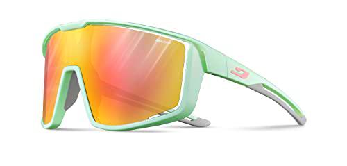 Julbo Fury Gafas de Sol, Verde/Gris, Talla única Unisex Adulto