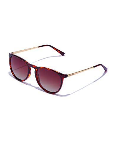 HAWKERS Ollie Gafas, Marrón Polarizado, Carey CT, Talla única Unisex Adulto