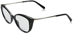 Swarovski SK5362 Gafas, Shiny Black, 53 para Mujer