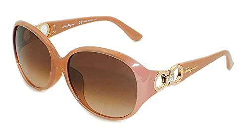 FERRAGAMO SF291S Gafas, Gold Tortoise, 61 para Mujer