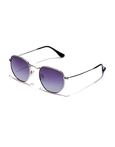 HAWKERS SIXGON Drive Gafas, Grey Polarized · Silver CT