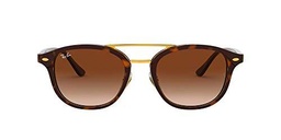 Ray-Ban 0Rb2183 Gafas de sol, Top Havana Brown/Havana Brown