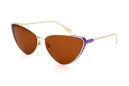 SALVATORE FERRAGAMO SF206S 41101 Gafas de Sol, 736 Light Gold Violet