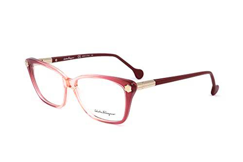 Ferragamo SF2824, Acetate-Gafas de Sol Cyclamen Unisex Adulto