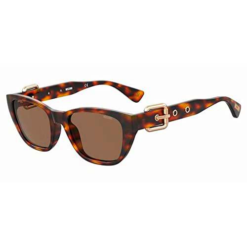 MOSCHINO MOS130/S Gafas, Havana, 55 para Mujer